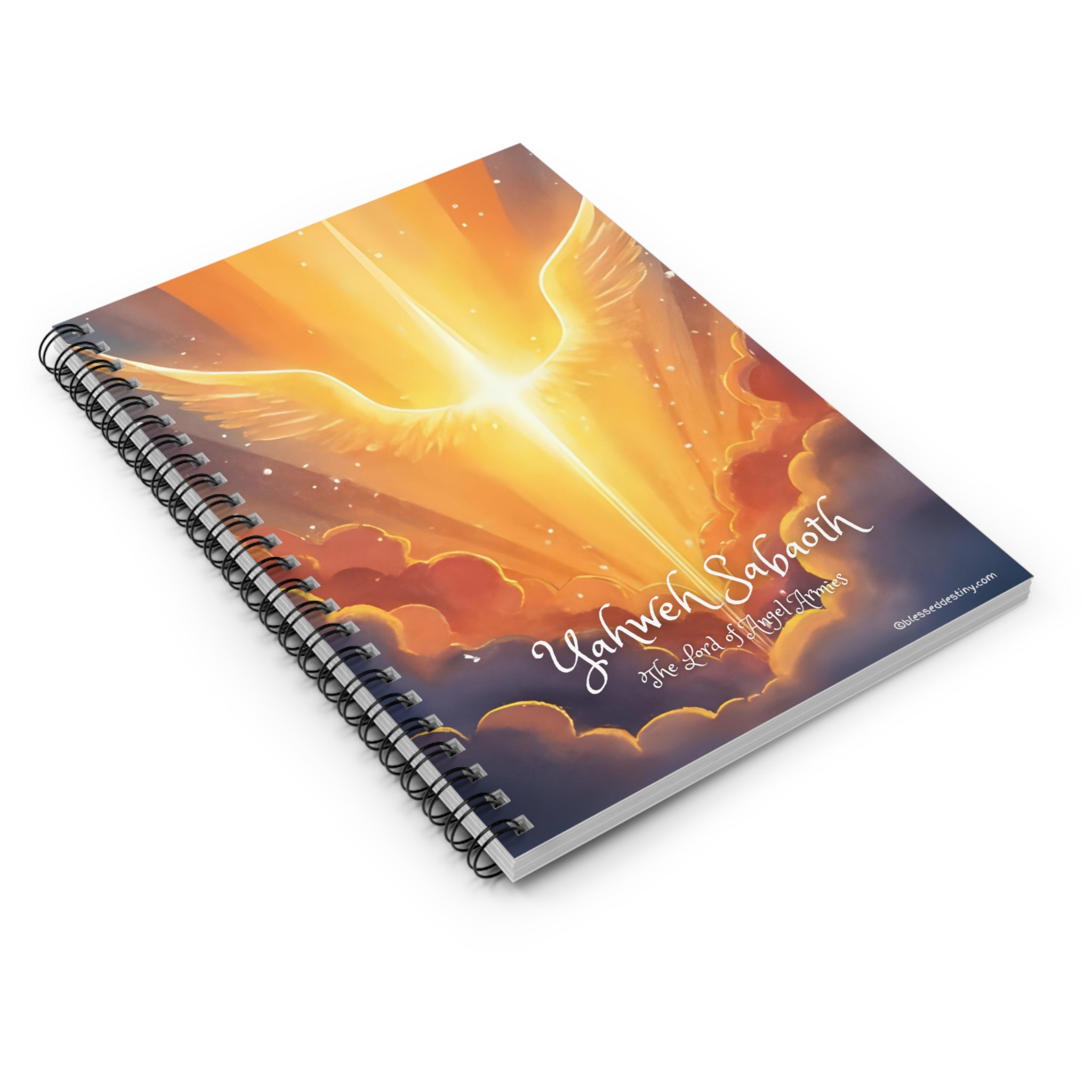 Spiral Notebook — "Yahweh Sabaoth" Inspirational Christian Journal The Names of God Collection