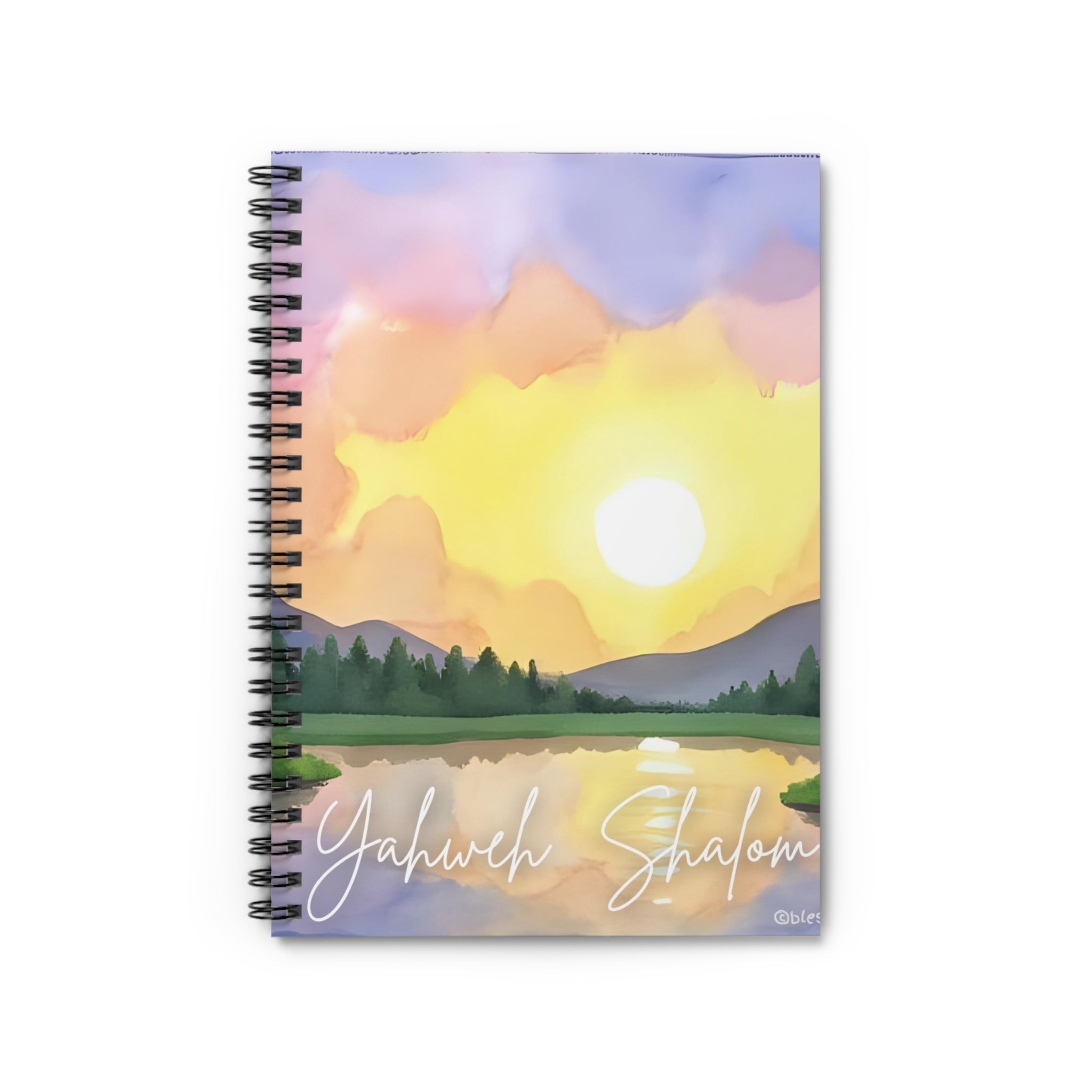 Yahweh Shalom Spiral Notebook