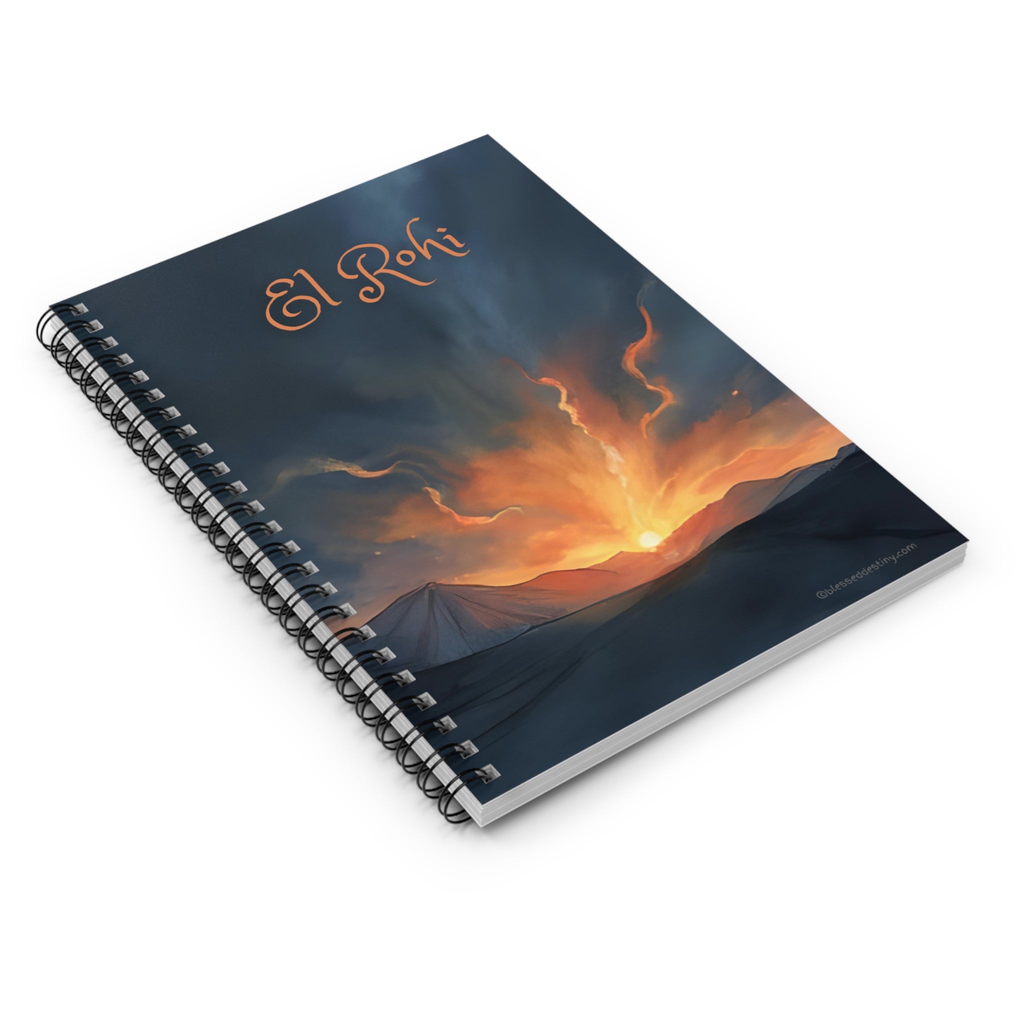 Spiral Notebook El Rohi - Names of God Collection