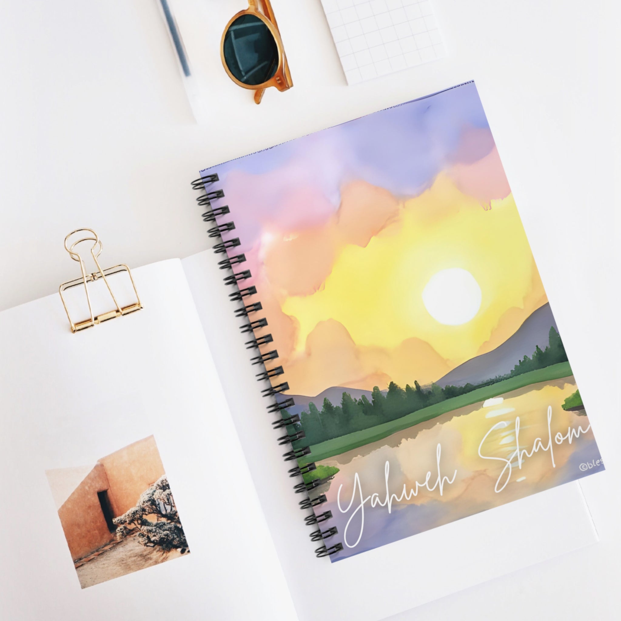 Yahweh Shalom Spiral Notebook