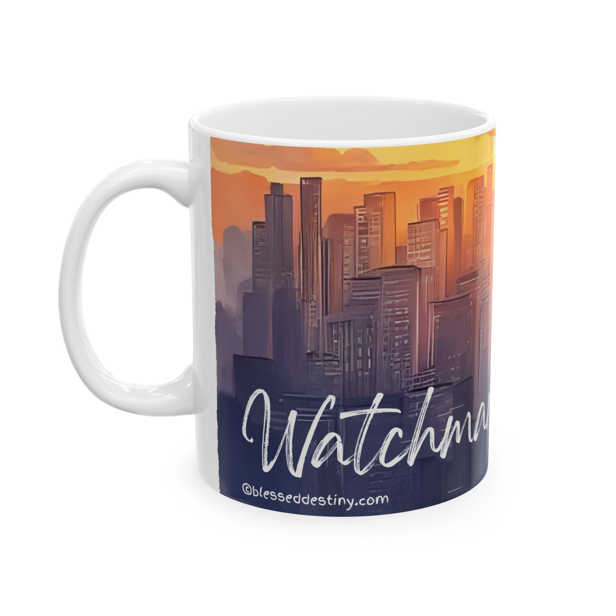 Watchman over Cities Mug