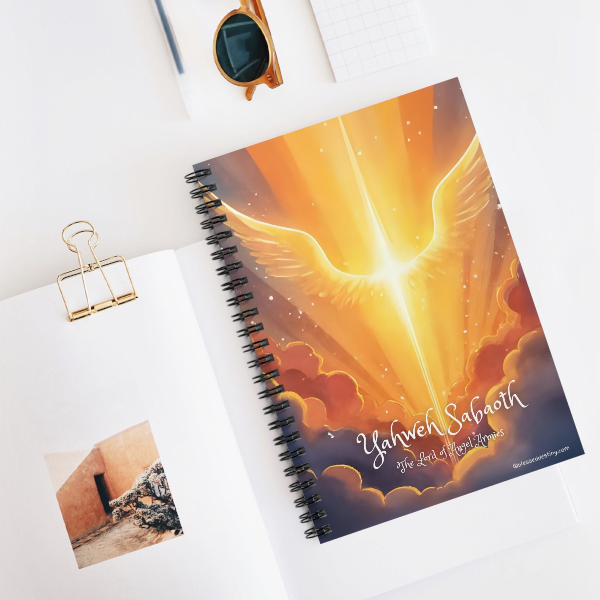 Spiral Notebook — "Yahweh Sabaoth" Inspirational Christian Journal The Names of God Collection