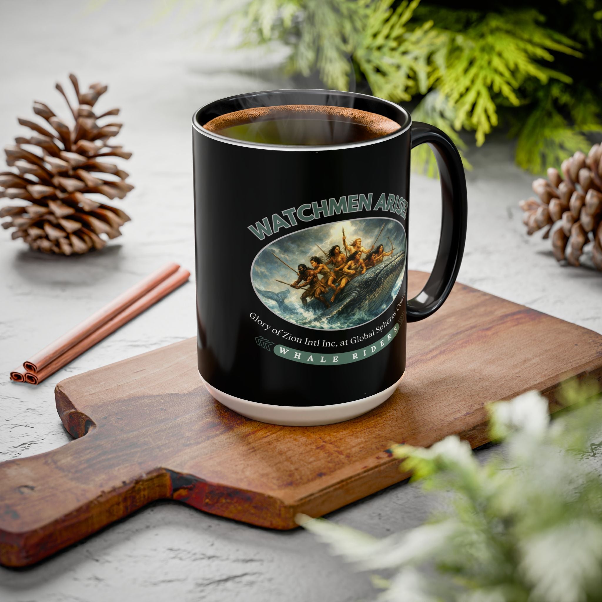 Watchmen Arise, Whale Riders Mug