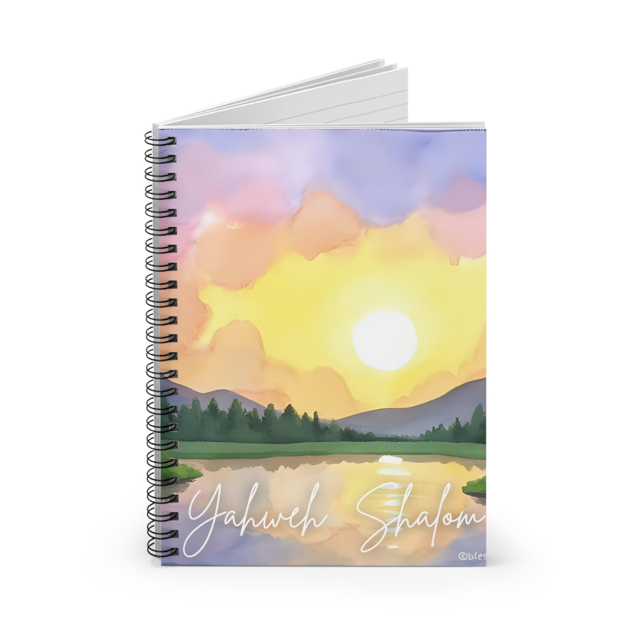 Yahweh Shalom Spiral Notebook