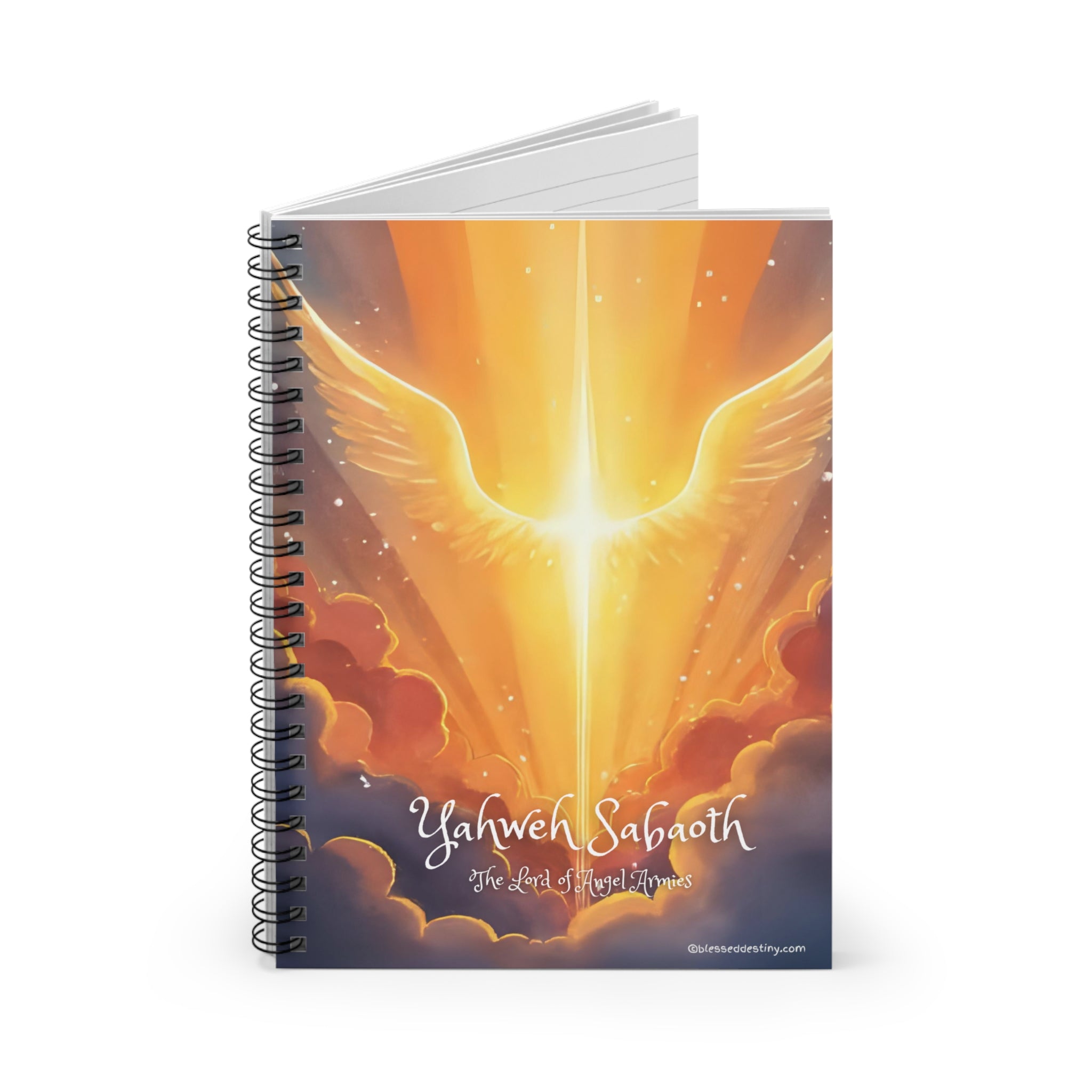 Spiral Notebook — "Yahweh Sabaoth" Inspirational Christian Journal The Names of God Collection