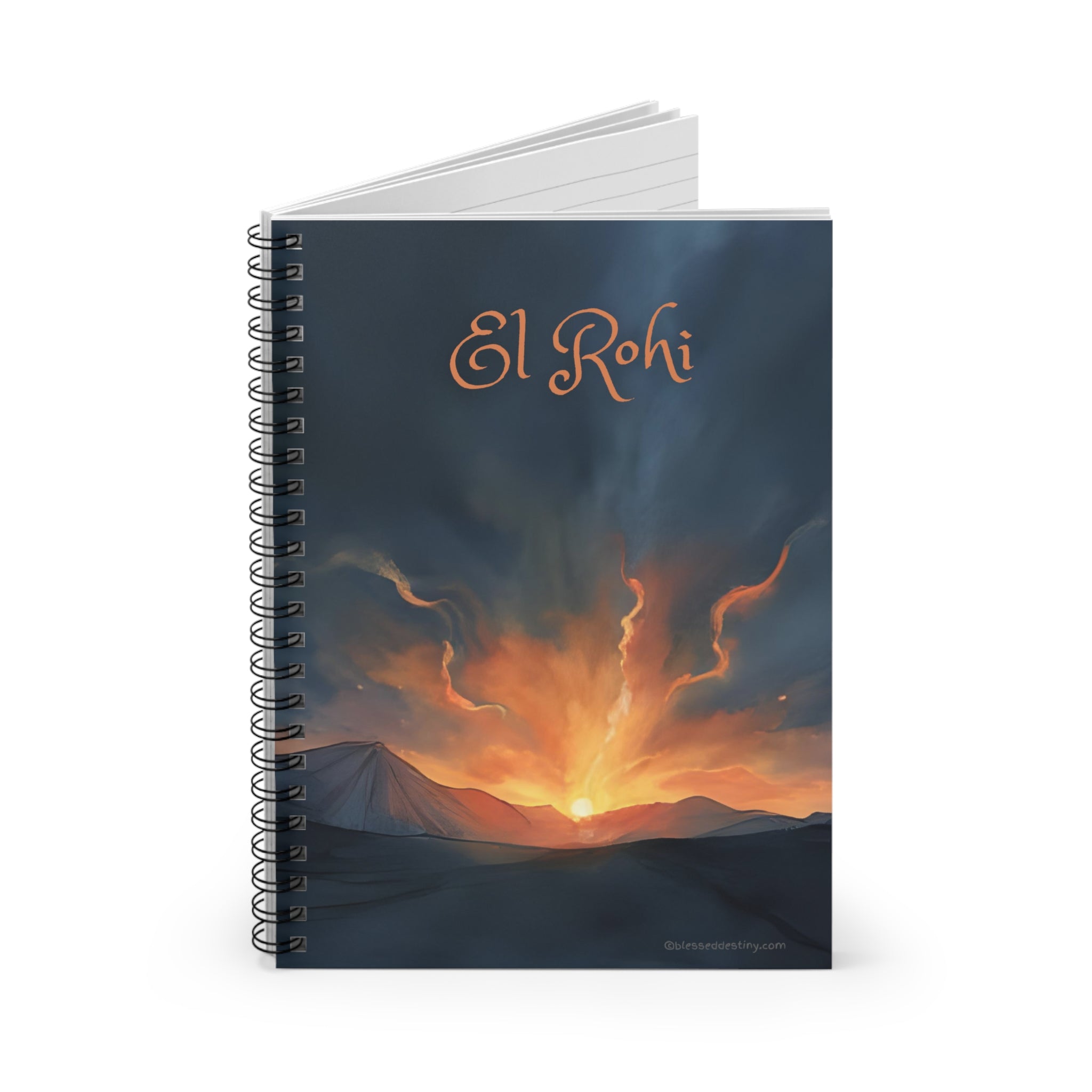 Spiral Notebook El Rohi - Names of God Collection