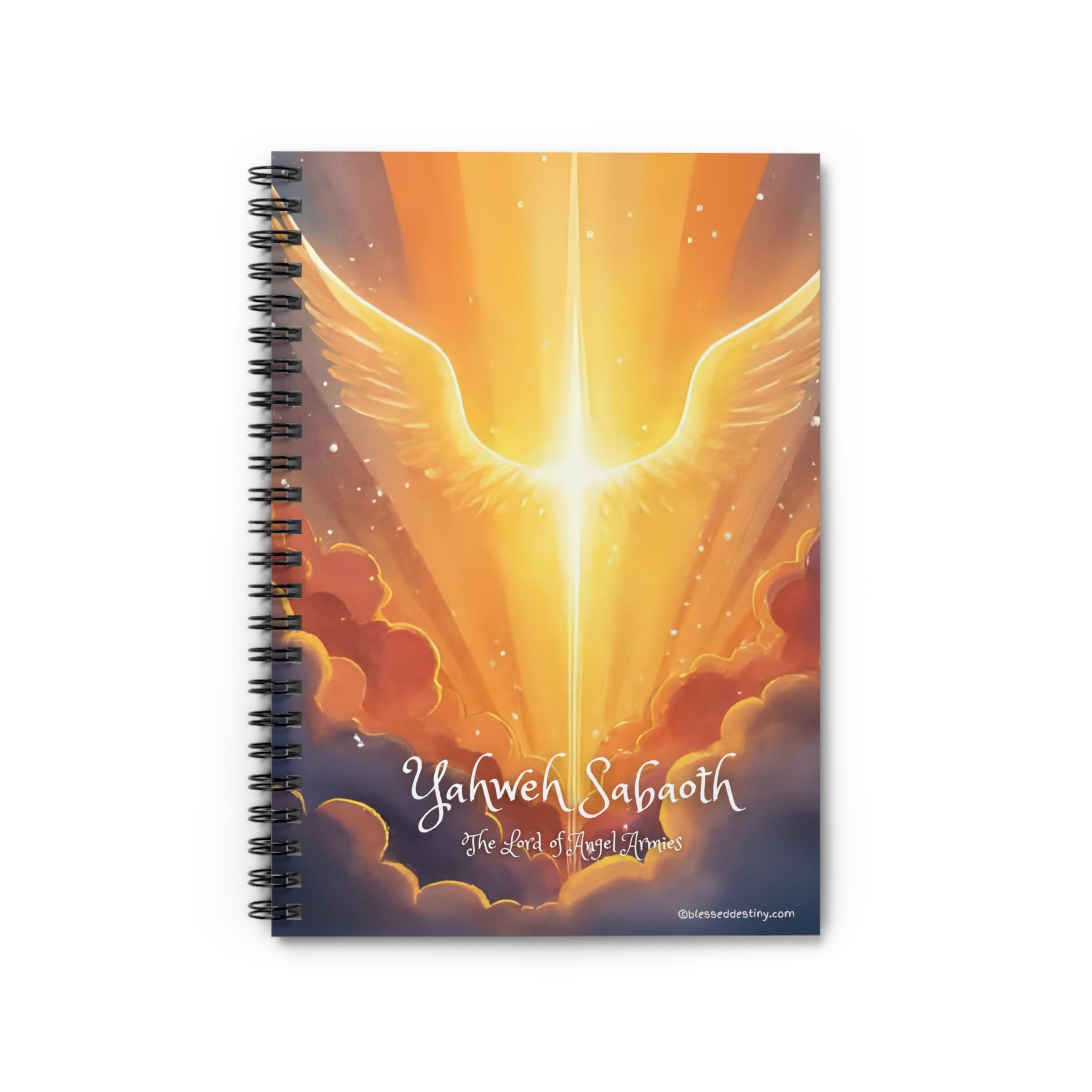 Spiral Notebook — "Yahweh Sabaoth" Inspirational Christian Journal The Names of God Collection