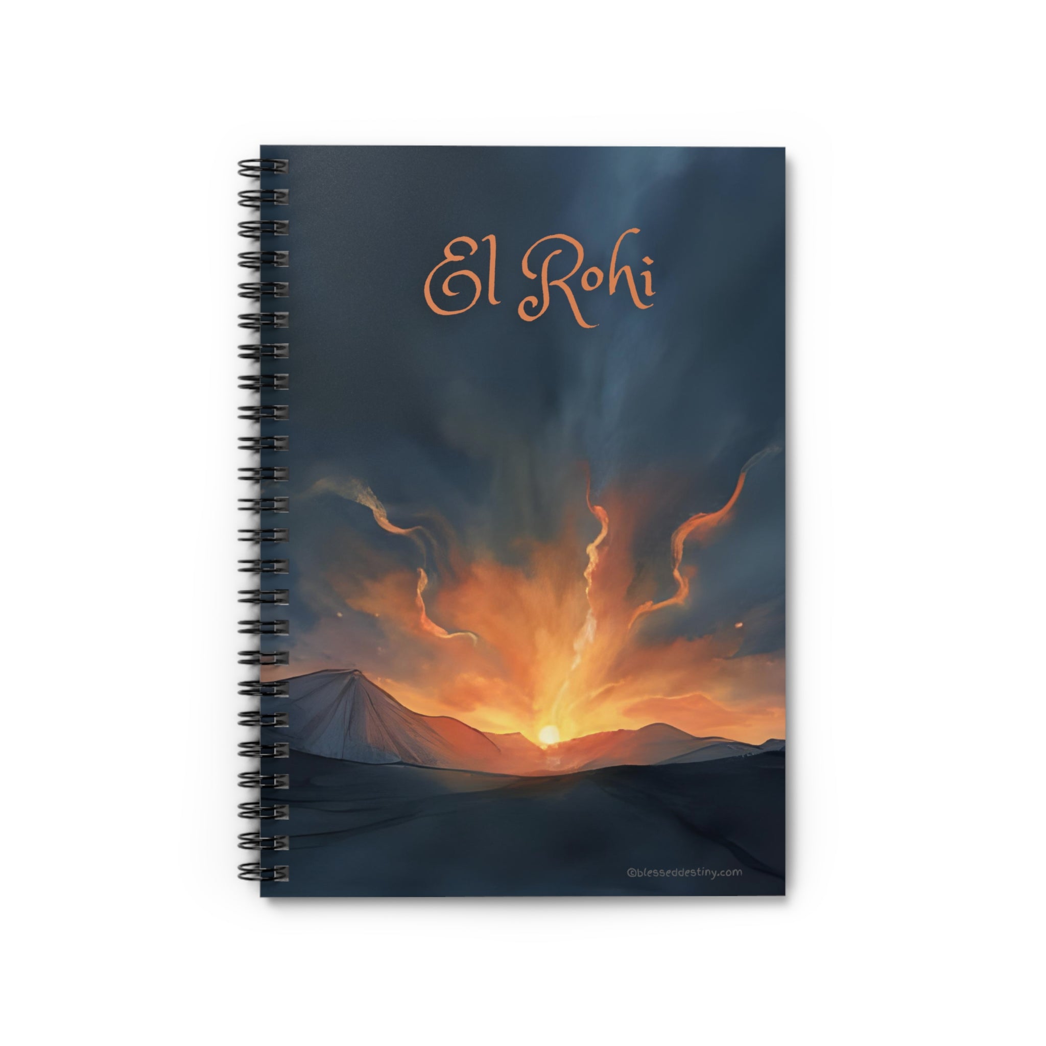 Spiral Notebook El Rohi - Names of God Collection