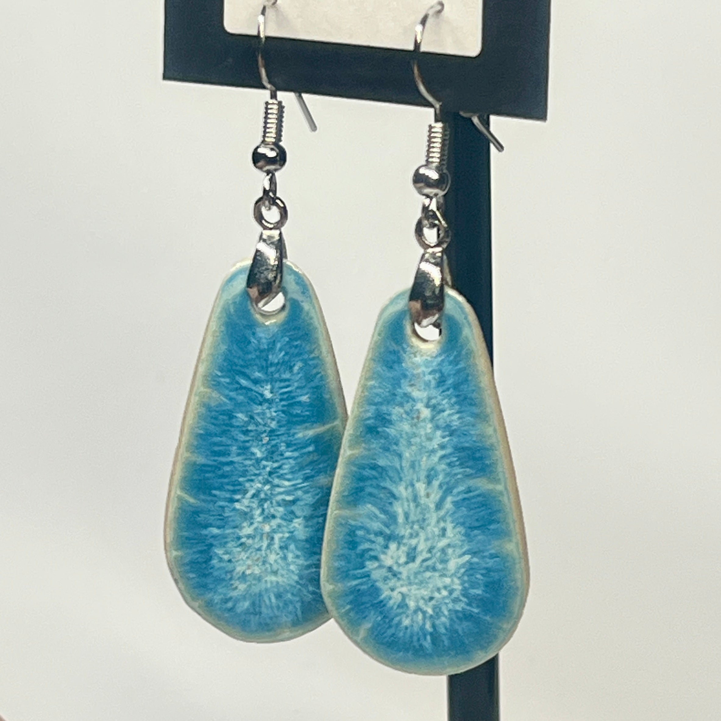 Ceramic Earrings Oval
