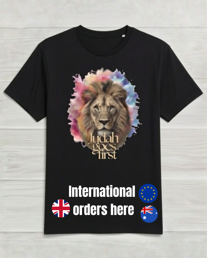 Judah Goes First T‑Shirt International Orders
