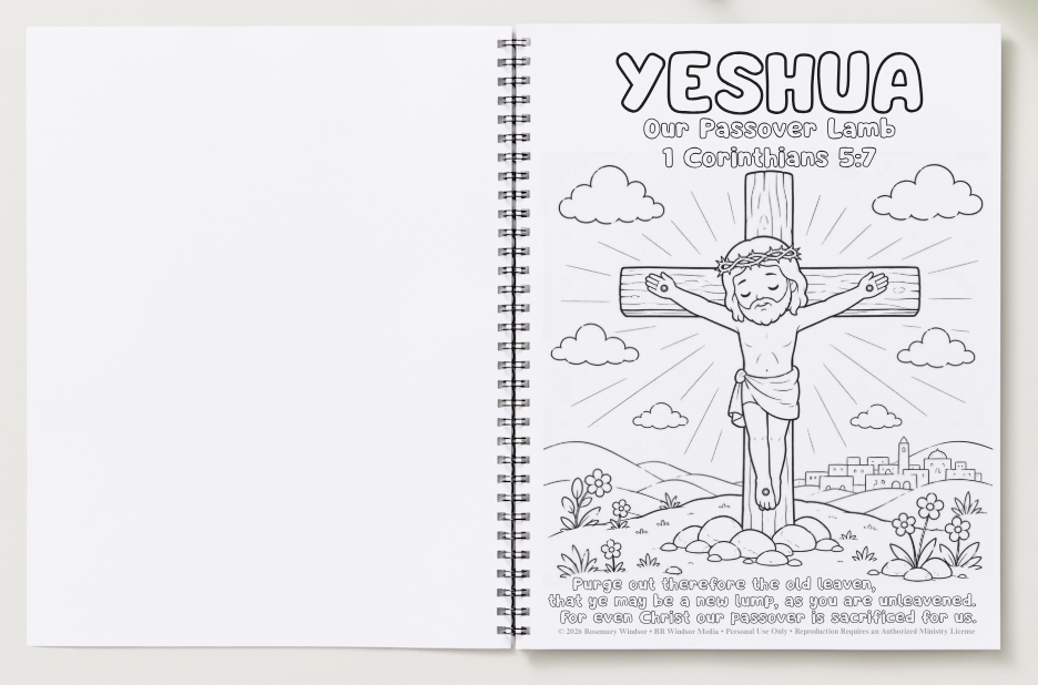 Hebrew Calendar Coloring Book